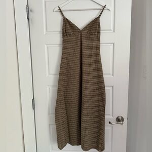 Sadie & Sage 100% Cotton Plaid Midi Dress
